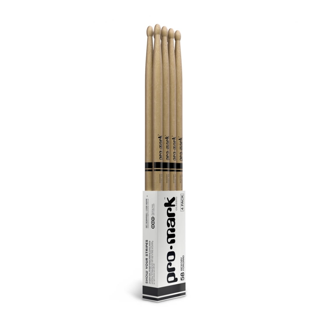 PROMARK BAQUETAS FORWARD 5B HICKORY 4PACK