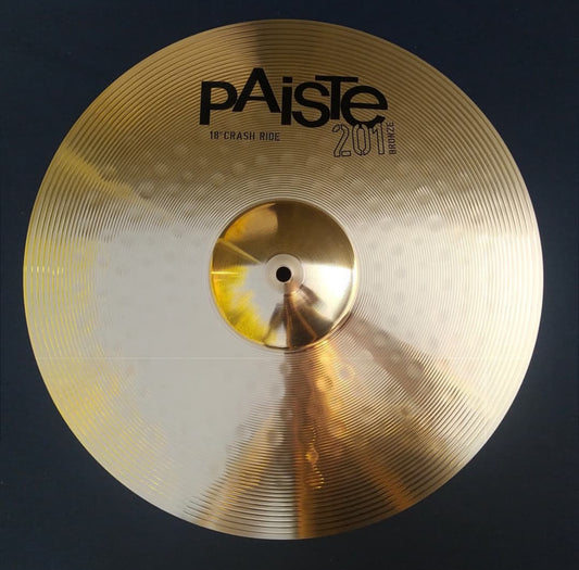 Crashride 18” Paiste 201 Bronze