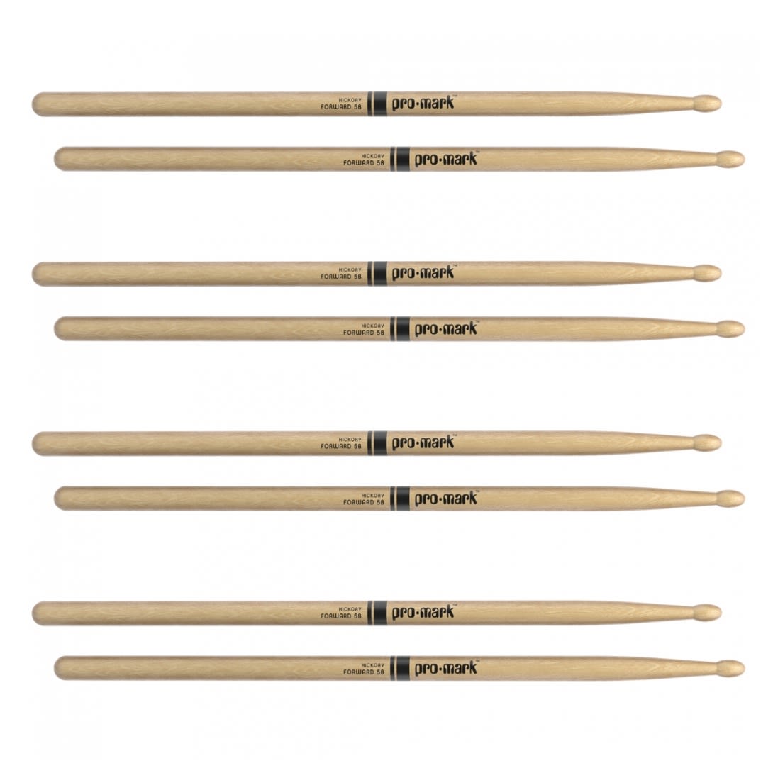 PROMARK BAQUETAS FORWARD 5B HICKORY 4PACK